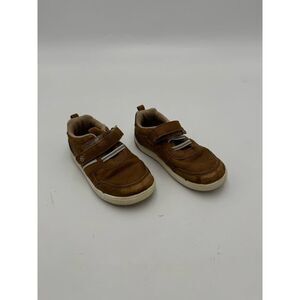 Stride‎ Rite Kids Size 10 Munchkin Unisex Dex Sneakers Hook & Loop Closure Brown